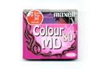 MAXELL colour80 pink в упаковке, вид спереди