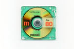 MAXELL md-pro80g диск, вид спереди