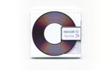 MAXELL tmd74mixk фиолетовый диск, вид спереди
