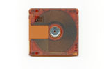 SONY mdw-80 colour, диск, вид сзади