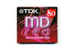 TDK md-c80rea в упаковке, вид спереди