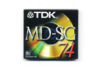 TDK md-sg74 в упаковке, вид спереди